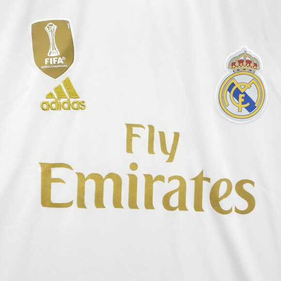 Adidas Real Madrid FC 19/20 Home Jersey Mens 2XL White - Picture 4 of 11